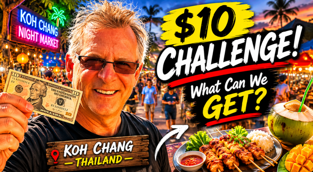 What can we get for $10 at a Koh Chang Night Market?